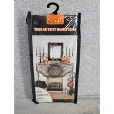 Spirit Halloween Trick or Treat Mantle Scarf Spooky Home Decor
