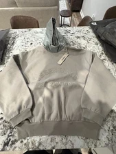 Seal Nylon Fleece Essentials Fear Of God Hoodie XXS