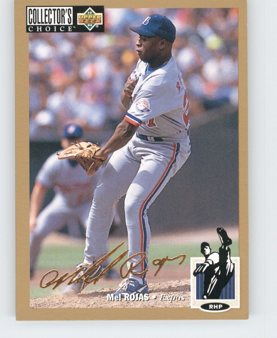 1994 Upper Deck Collector's Choice Gold Foil Signature - Mel Rojas #244