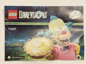 Lego Dimensions 71227 - Krusty Fun Pack 100% Complete