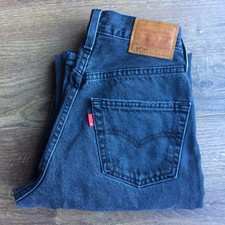 Ladies LEVI'S PREMIUM '501 90s' Grey Button-Fly  Jeans  | W23 |  Good condition