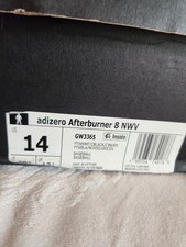 Adidas Size 14 Adizero Afterburner 8 NWV Men’s Baseball Cleats White/Black 