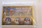 Pope Francis 2015 Visit Commemorative 3 Coin Half Dollar Set Colorized w/ COA — photo 1