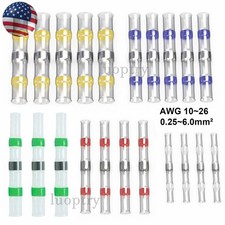 1000pcs Solder Seal Sleeve Heat Shrink Butt Wire Connectors Terminals Waterproof