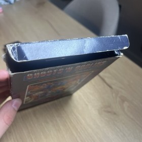 Ghosts 'n Goblins Hangtab 5 Screw Nintendo NES Complete in Box CIB