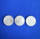 Lot (3) American Eagle 2012 One Dollar .999 1oz Fine Silver Coins