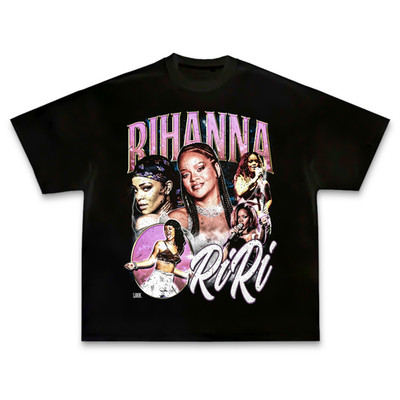 Collection of Rihanna - Riri Full Sizes S-5XL Shirt For Fan Unisex Cotton Tee