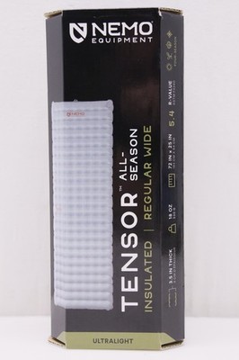 Nemo Equipment Tensor All-Season Ultralight Insulated Sleeping Regular Wide72x25