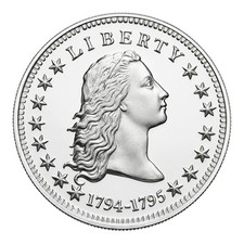 2026 Liberia Flowing Hair 1 Kilo White Brass Coin PRE-ORDER