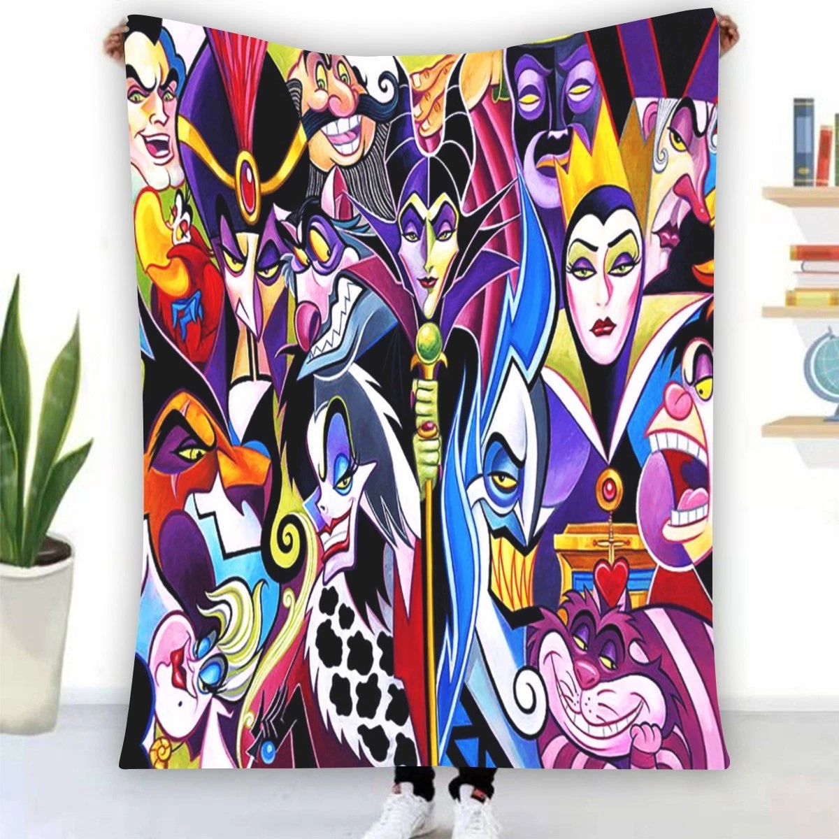 Villains Painting Art Fleece Blanket