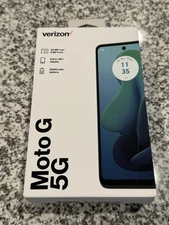 Brand New Motorola Moto G 5G 128GB 4GB RAM (Verizon Prepaid) Sage Green