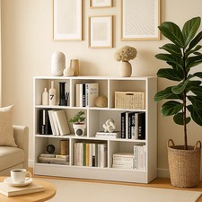 Foret Bookshelf Bookcase Book Shelf Display Shelves Storage Stand Rack Cabinet W