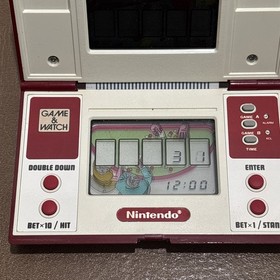 Nintendo Game and Watch Black Jack Handheld BJ-60 Multi-Screen Tested
