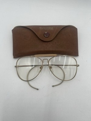 Vintage BUSHNELL AVIATOR SHOOTING GLASSES Bausch & Lomb