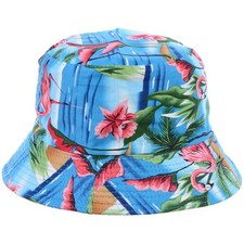 BYOS Unisex Trendy Reversible Lightweight Printed Bucket Hat Packable Outdoor