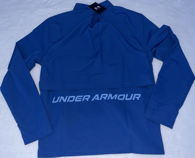Under Armour UA Storm Run Herren Laufjacke Fitted Blau S Reißverschluss