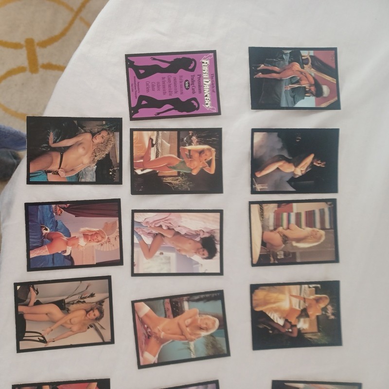 GIRLS OF FLASH DANCERS SERIES 1, complete 18card trading card set (1995) 