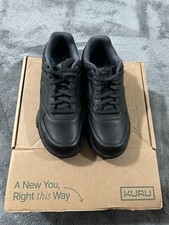Kuru Mens Kinetic 2 Smokestack Black Anti-Slip Grip Work Walking Shoes Size 11 W