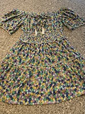 Floral Dress Charlotte Russe JUNIOR Medium Vintage Style New With Tags