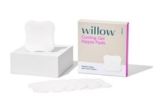 Willow Cooling Gel Nipple Pads for Breastfeeding, 6 Count, Soothing Reusable Nur
