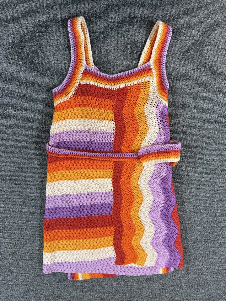 Ферма Rio платье женщин XS крючком мини Anthropologie цветной полоски шеврон - Изображение 3 из 4