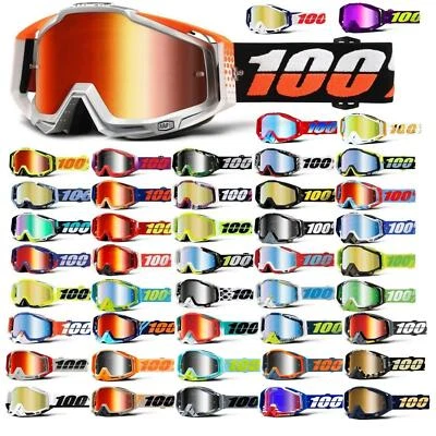 100% Prozent Racecraft Goggle Brille Verspiegelt DH MTB MX Downhill Mountain - Bild 1 von 4