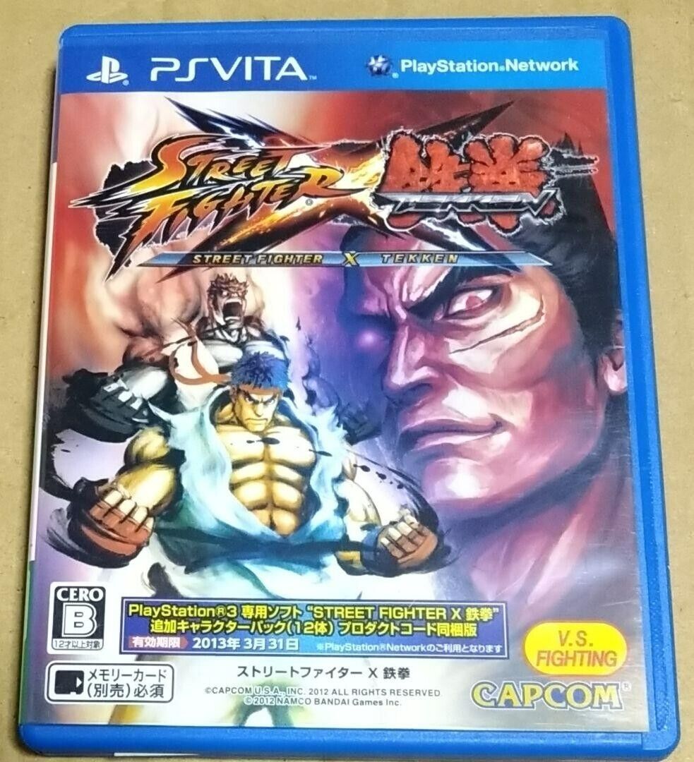 Street Fighter X Tekken PSVita Capcom Used Japan Fighting Street Fighter X Tekken PSVita Capcom Used Japan Fighting
