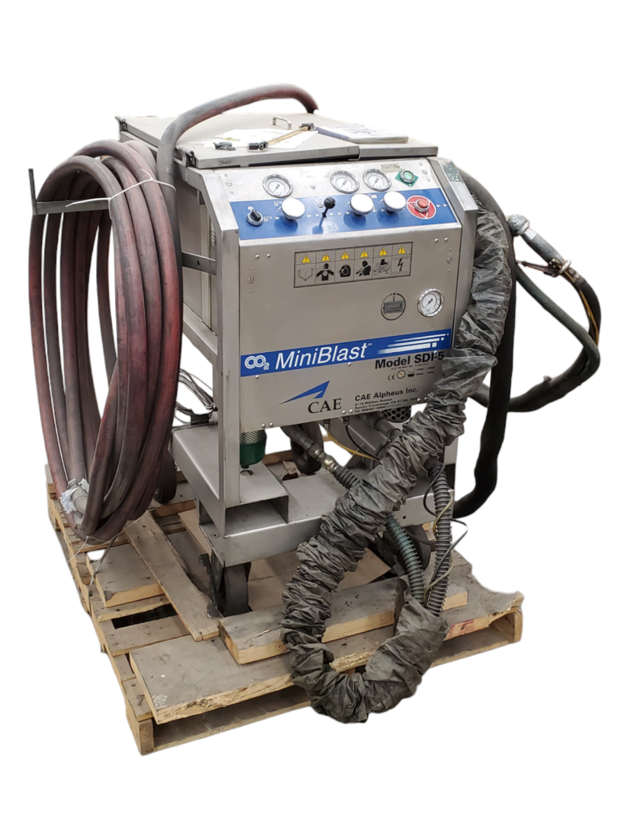 CAE Alpheus 12601-001C SDI-5 MiniBlast CO2 Dry Ice Blasting