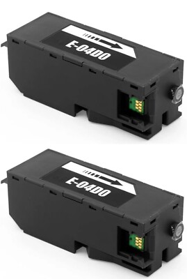 PRINTERWORLD  T04D0 E04D0 T04D000 Maintenance Box Works with EcoTank (2PCS)