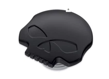 GENUINE HARLEY- DAVIDSON WILLIE G SKULL BLACK GAS FUEL CAP 61100103A
