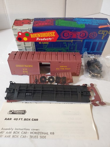 Kit de vagón de carga Roundhouse Union Pacific 40' de colección #1044 nuevo en stock nuevo | Zustand: New
