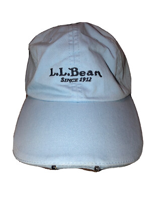 Ll Bean Baseball Cap At Lid Strap Back Blue