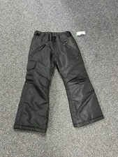 NWT Juvi Girls Roebuck Co. Black Ski Pants Size Medium 5/6 Water Resistant
