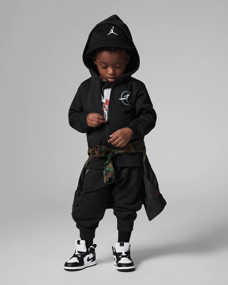 Jordan Flight MVP Full-Zip Set baby Set 65C115 023 black Jordan Flight MVP Full-Zip Set baby Set 65C115 023 black