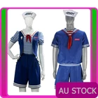 Ladies Mens Robin Steve Scoops Ahoy Costume Stranger Things 3 Cosplay Outfits