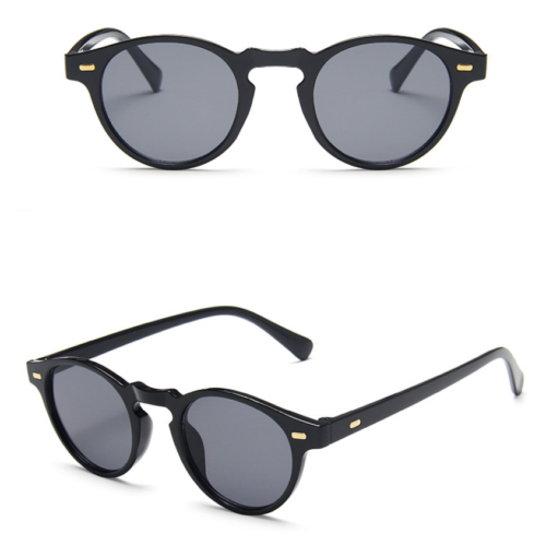 Extracto comerciante río Gafas de sol redondas clásicas para hombre y mujer gafas pequeñas tonos  UV400 vintage moda | eBay