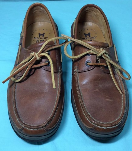 Brown Leather Boat Deck Shoes 