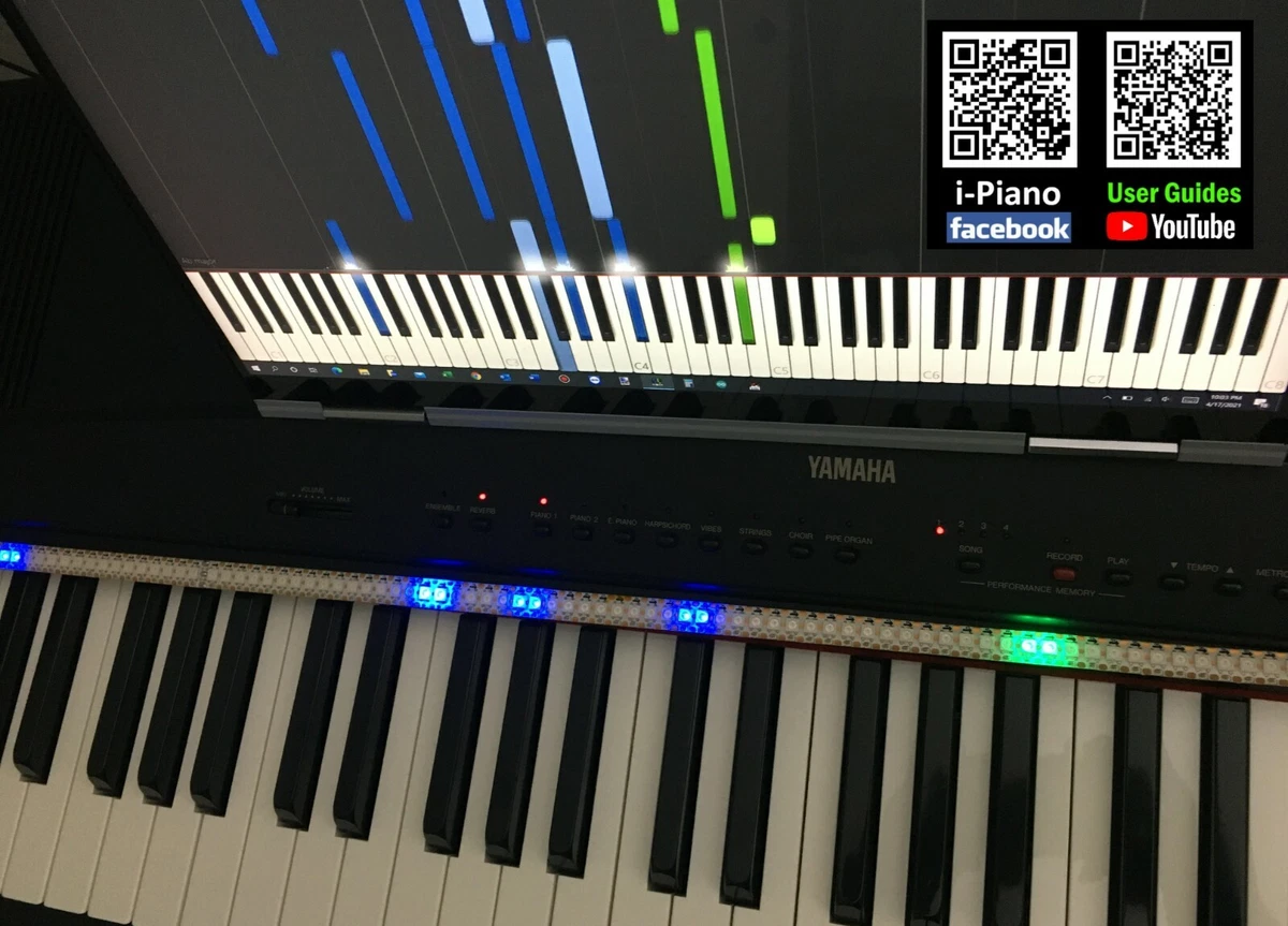 i Piano MIDI LED Visualizer Lighted keys up to 88Keys 5Pin Traditional MIDI