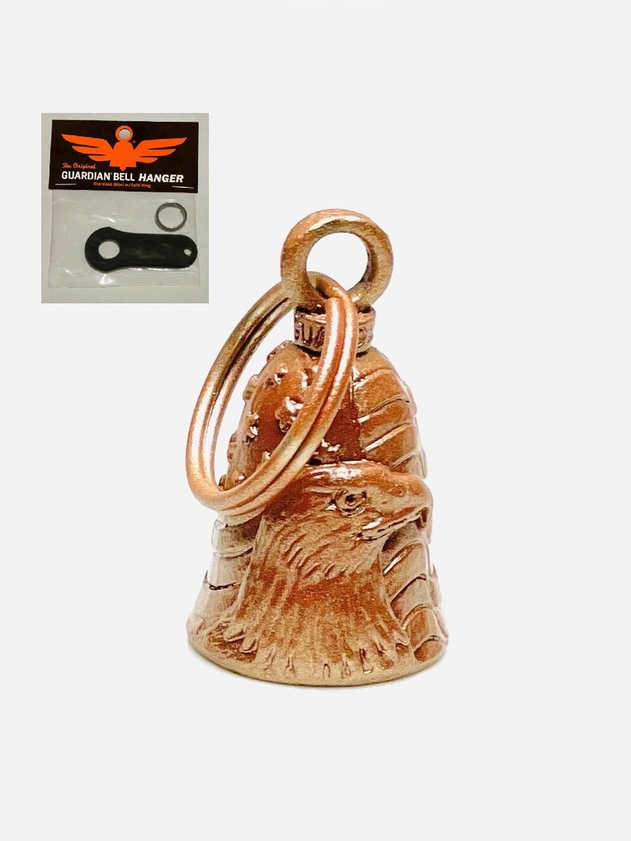 COPPER BALD EAGLE Guardian® Bell W BLK HANGER Motorcycle - Harley