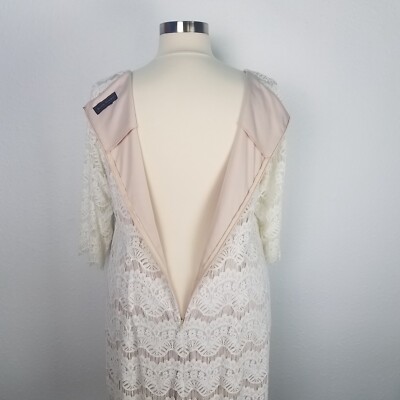 Jessica Howard Dress Size 2X Ivory Lace Beige Lined Evening Party Formal AS IS | eBay Jessica Howard Dress Size 2X Ivory Lace Beige Lined Evening Party Formal AS IS | eBay