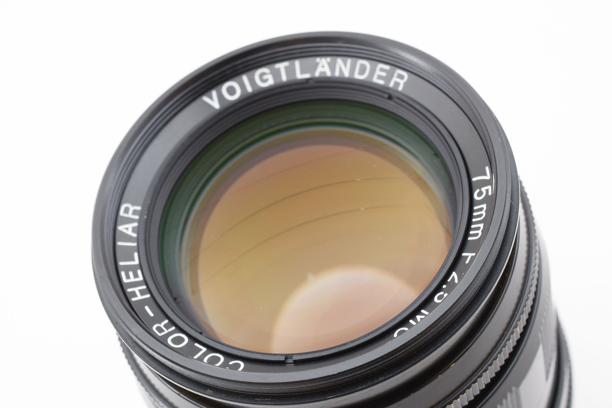 Voigtlander COLOR HELIAR 75mm f/2.5 MC Black L39 LTM Leica Voigtlander COLOR HELIAR 75mm f/2.5 MC Black L39 LTM Leica