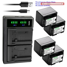 Kastar Battery LTD2 Charger for Canon BP-727 CG-700 Canon LEGRIA HF M506 Camera