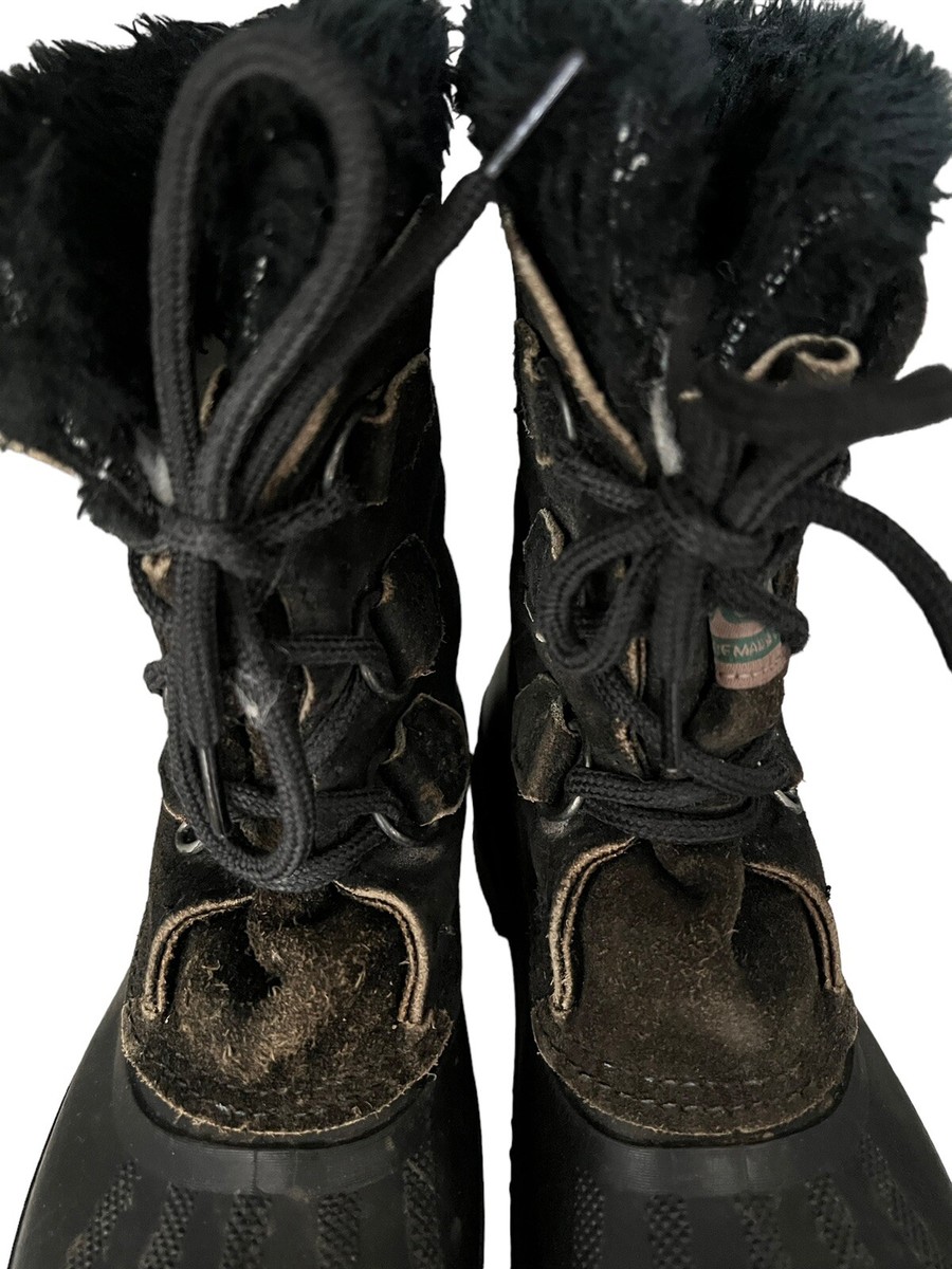 SOREL Kaufman Mens Suede Insulated Waterproof Black Winter  display picture 2