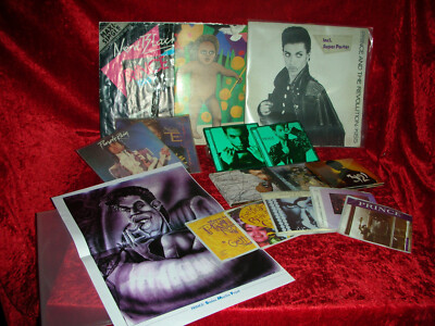 PRINCE - Konvolut / Cd's - Poster - 12'' Maxis / 7'' Singles / sehr gut erhalten