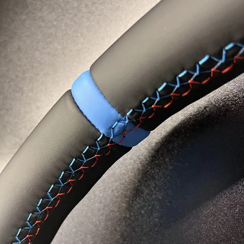 For BMW M3 M5 M6 F01 F02 F06 F10 F12 F15 F16 F22 F30 Alcantara Steering Wheel - Picture 6 of 8