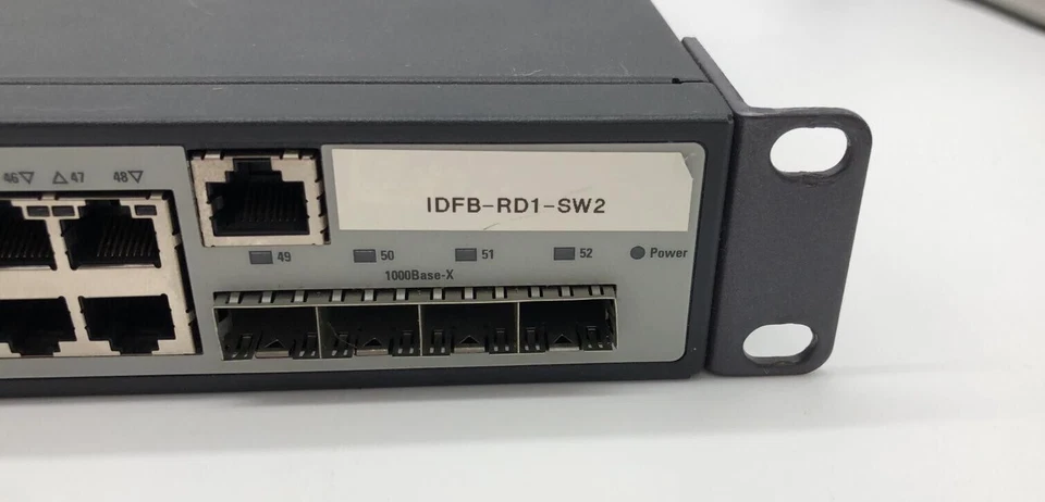 3COM Baseline Switch 2952-SFP Plus 3CRBSG5293 (yellow sticker) H3 - Image 3 of 4