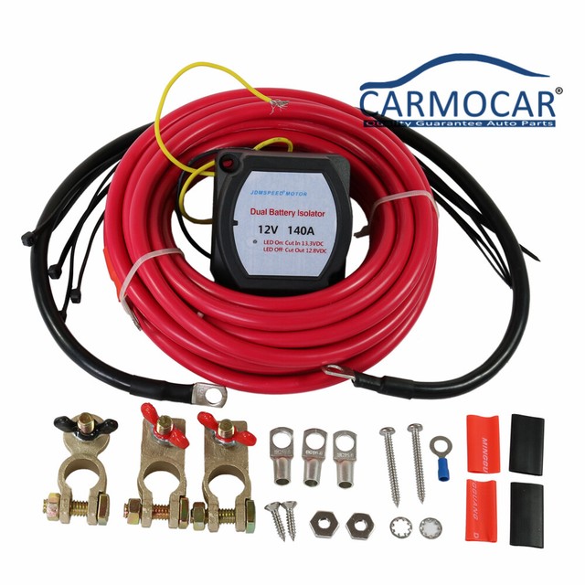 Dual battery isolator kits