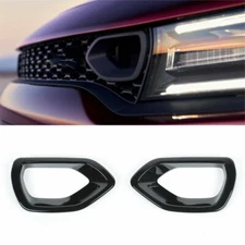 Front Bumper Center Grill Grille Cover Trim For 2015-2023 Dodge Charger Black