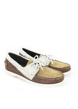 sebago docksides white