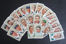 PLAYER  1934  PART SET  25/50  CARDS  CRICKETERS  1934   FOR NUMBERS SEE LISTING